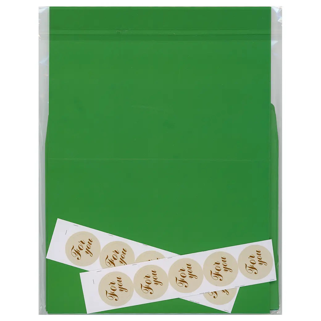 Blank Cards & Envelopes - Green | Cardmaking craft supplies Australia