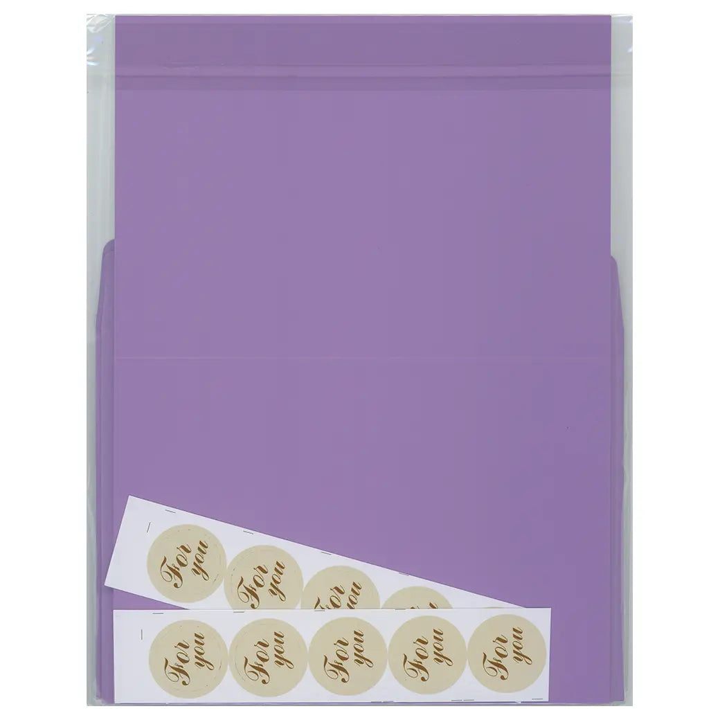 Blank Cards & Envelopes - Lilac | Cardmaking craft supplies Australia