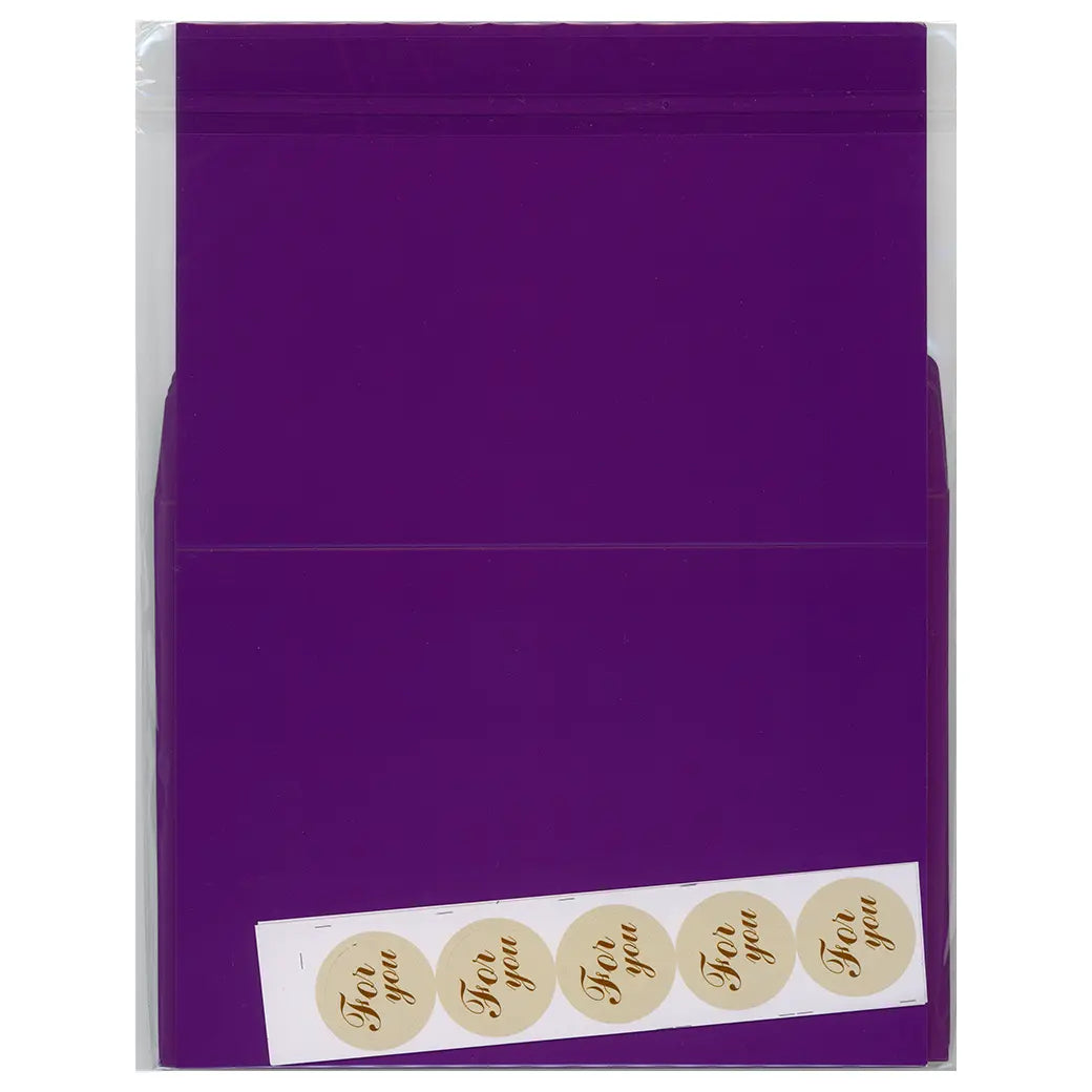 Blank Cards & Envelopes - Purple | Cardmaking craft supplies Australia