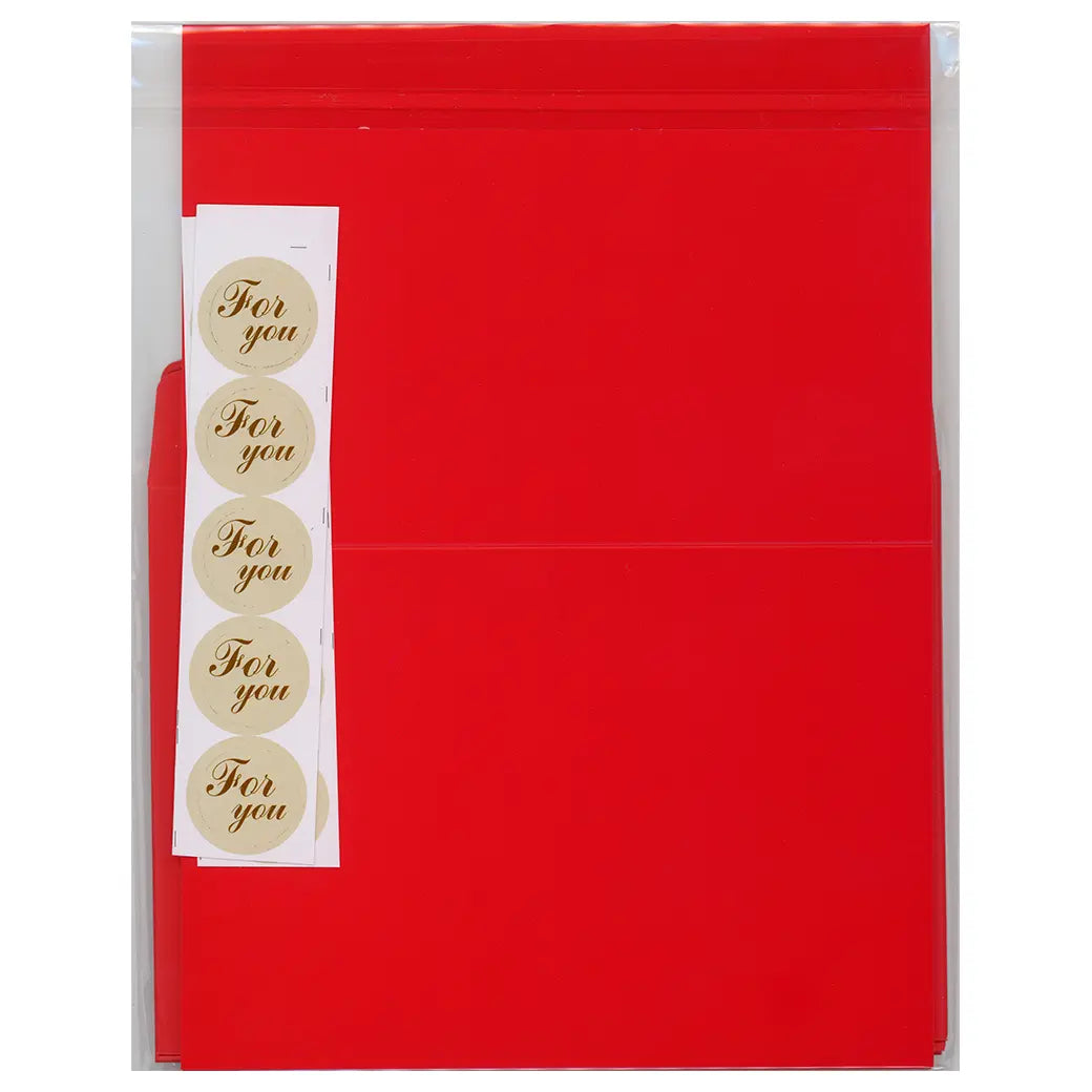 Blank Cards & Envelopes - Red | Cardmaking craft supplies Australia