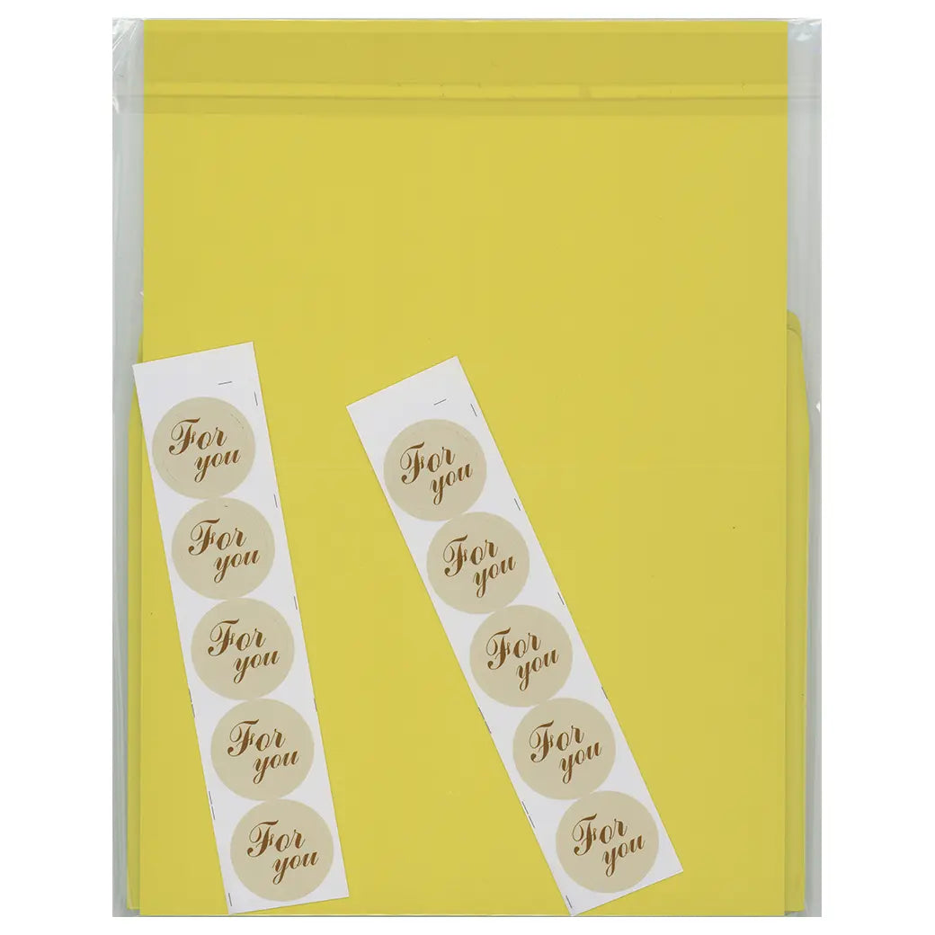 Blank Cards & Envelopes - Yellow | Cardmaking craft supplies Australia